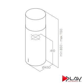 Elica Tube Pro Island Wh A Play Electronics